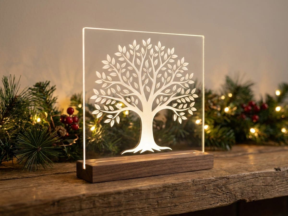 Example of custom acrylic plaques or family name signs